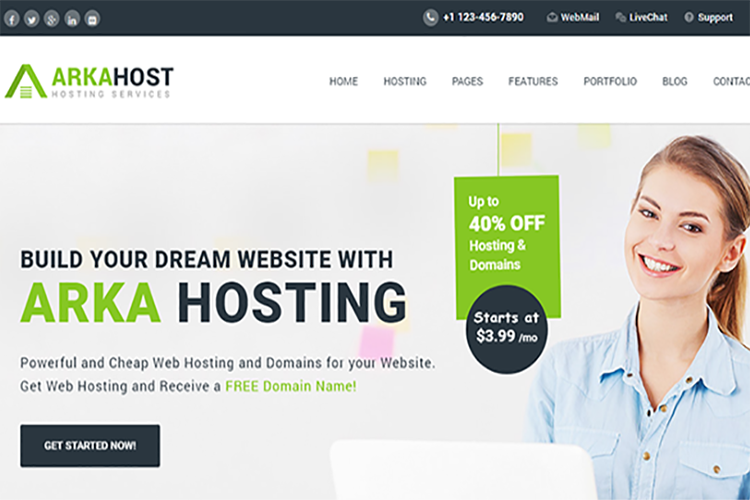 5 Best Hosting WordPress Themes With Full WHMCS-2018