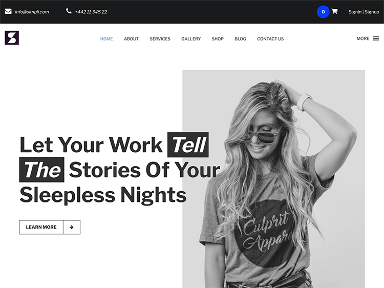 Simpli – Free WordPress Professional Blog Driven Theme