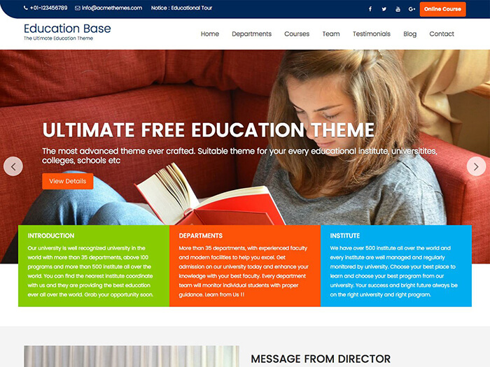 Education Base WP Theme